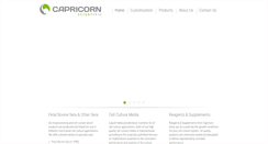 Desktop Screenshot of capricorn-scientific.com